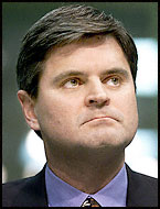 AOL Time Warner's Steve Case stepped down as chairman of the media giant last month. (by Jamal Wilson - Reuters)